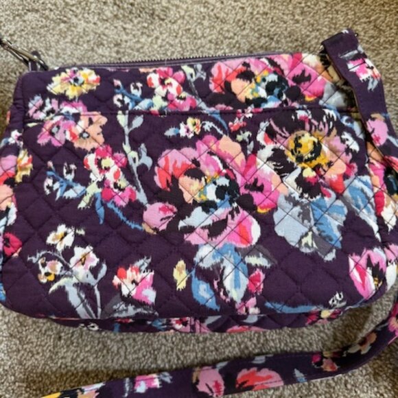 Vera Bradley Indiana Rose Carson Mini Shoulder Bag & Wallet $ Lipstick case - Picture 4 of 7